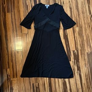 Nine and Co. black dress with tie back
